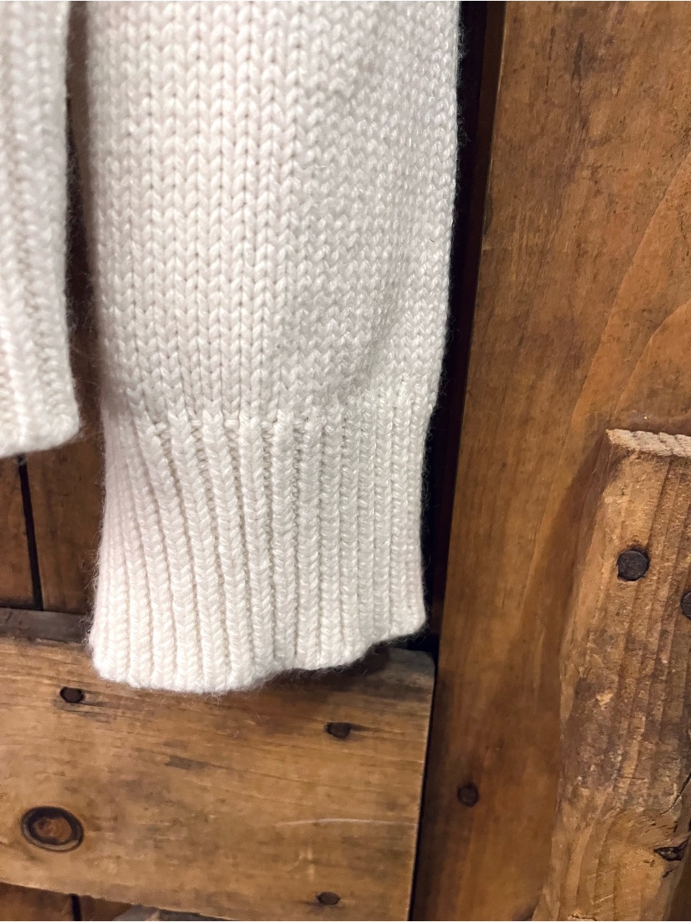 NWT Kate Spade Cream Turtleneck Sweater with Red Heart - Picture 6 of 10